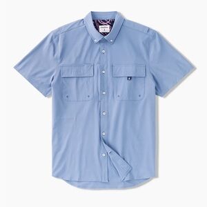 Brand NWT Chubbies The Blue Crew M Blue Shirt SPF